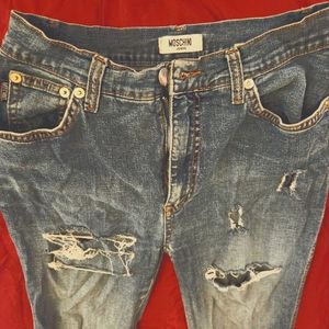 Women Moschino blue jeans/ size 29,women Moschino capri jeans black/size 29,BeBe